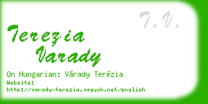 terezia varady business card
